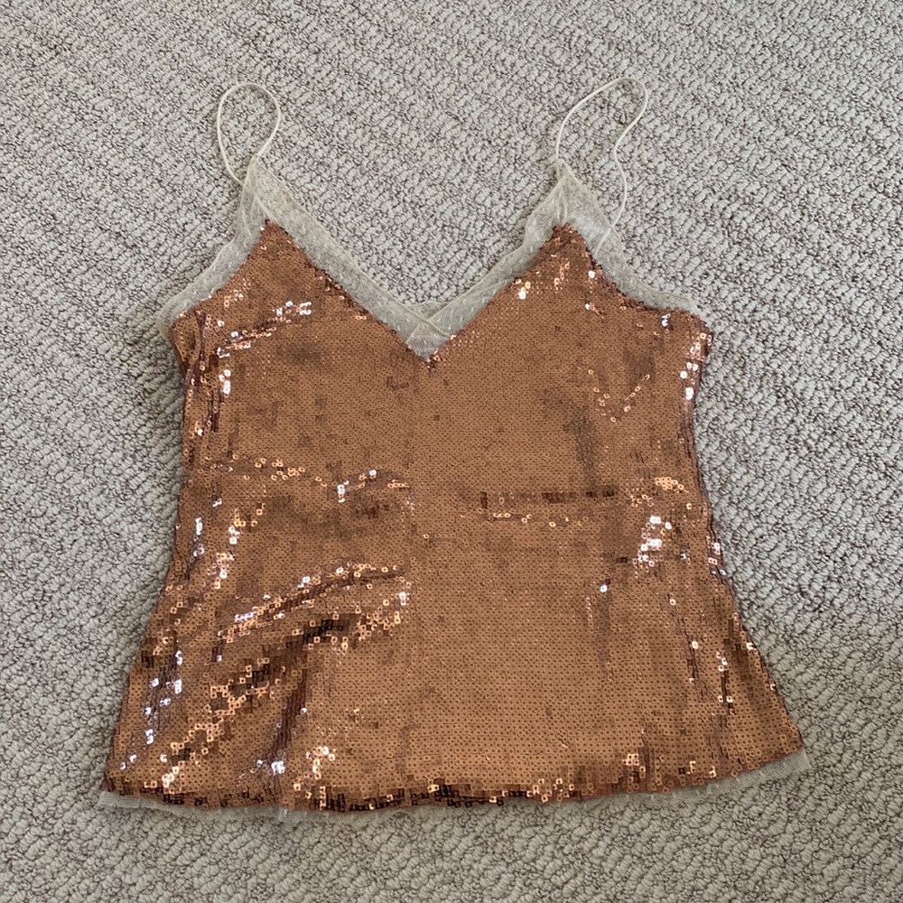 Pink Sequence Top